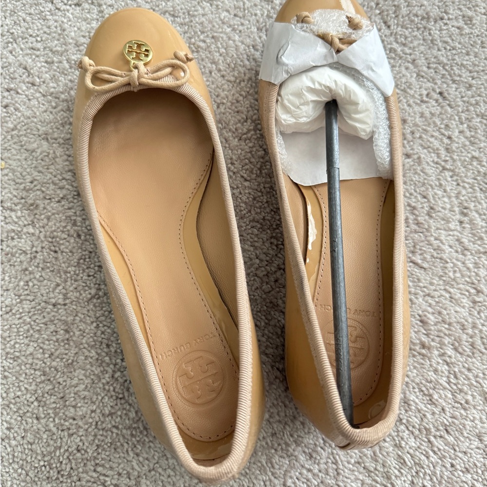 Tory Burch Tan Ballet Flats